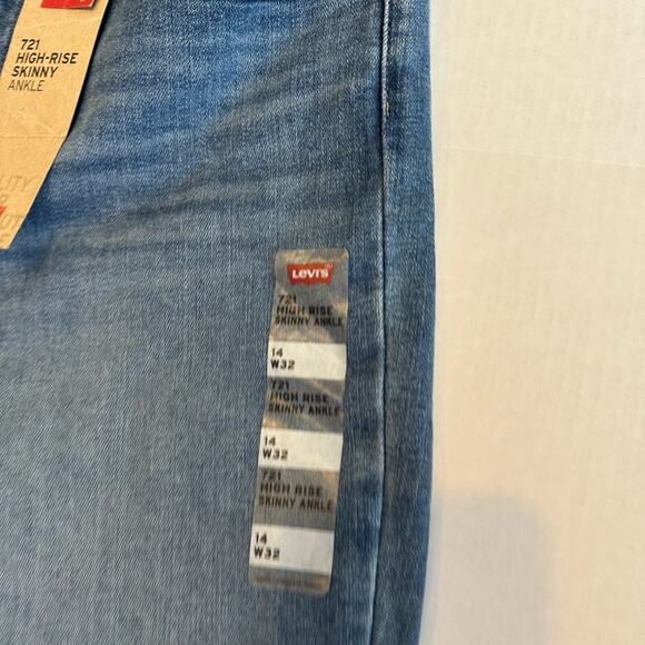 Levi’s 14 high rise skinny ankle jeans NWT women’s - Picture 2 of 11